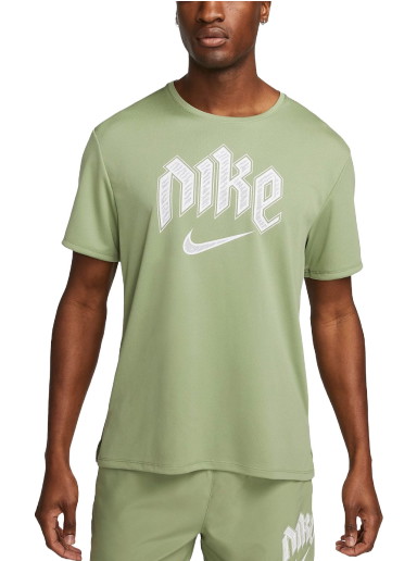 Póló Nike Dri-FIT Run Division Miler Tee Zöld | dx0839-386