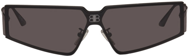 Napszemüveg Balenciaga Black Shield 2.0 Fekete | BB0192S-001