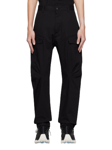Nadrág Moncler Logo Patch Cargo Pants Fekete | I20912A0002259703