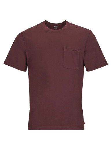 Póló Levi's SS POCKET TEE RLX Burgundia | A3697-0020