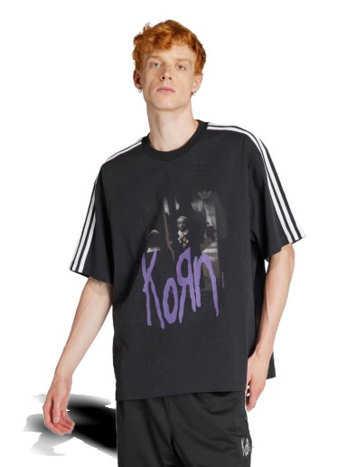 Póló adidas Originals Korn Graphic Fekete | IN9099