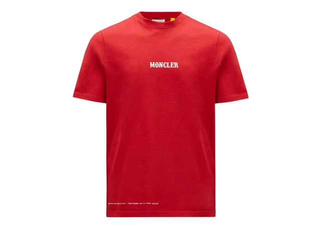Póló Moncler Hiroshi Fujiwara x Fragment Circus Motif T-Shirt 
Piros | H209U8C00003M235345R