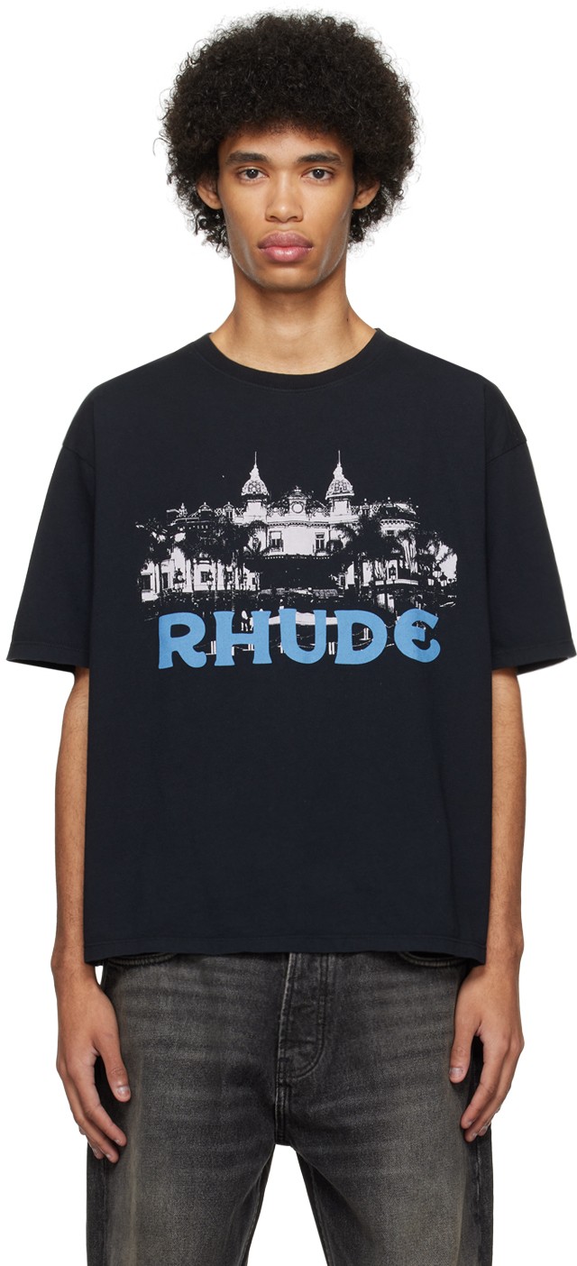 Póló Rhude Casino T-Shirt Fekete | RHSS24TT26012610, 0