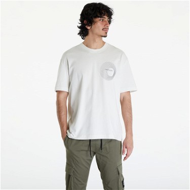 Póló CALVIN KLEIN Circle Frequency Logo T-Shirt Icicle Fehér | J30J325200 CGA, 0