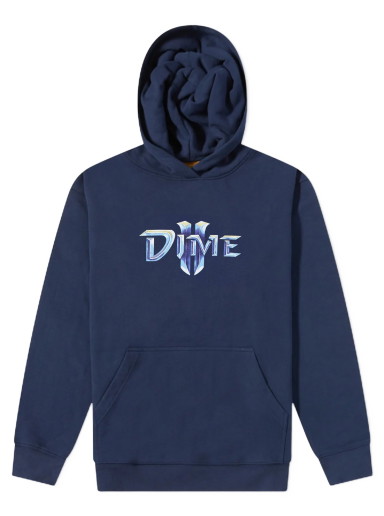 Sweatshirt Dime Terran Hoodie Navy Sötétkék | DIME23D1F13-NVY