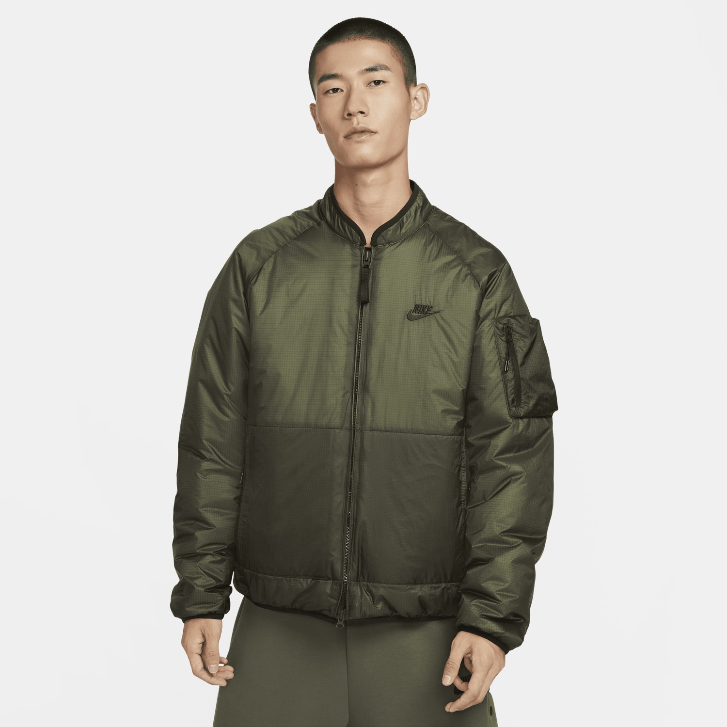 Dzsekik Nike Sportswear Tech Therma-FIT Loose Insulated Jacket Zöld | FB7858-325, 0