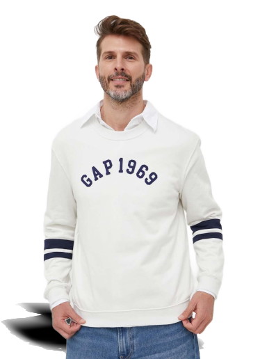 Sweatshirt GAP Logo Crewneck Bézs | 664496.000CARLSST