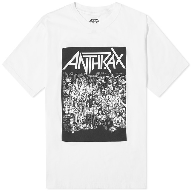 Póló Neighborhood Anthrax No Frills T-Shirt Fehér | 232PCNH-ST02S-WHT