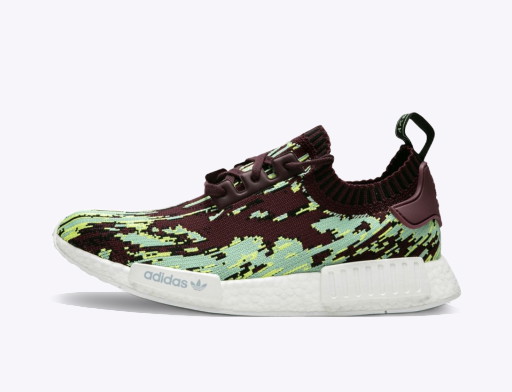 Sneakerek és cipők adidas Originals Sneakersnstuff x NMD_R1 Primeknit "Datamosh 2.0" Burgundia | DB2843