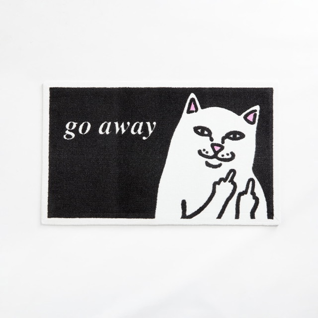 Lakberendezés RIPNDIP Go Away Rug Fekete | RND0641N