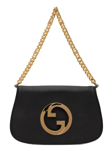 Válltáskák Gucci Interlocking G Blondie Shoulder Bag Fekete | 699268 UXX0G