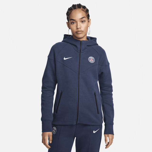 Sweatshirt Nike Football Paris Saint-Germain Tech Fleece Windrunner Sötétkék | FZ7257-410