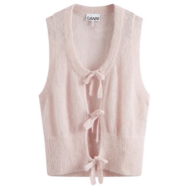 Tie String Vest in Lilac