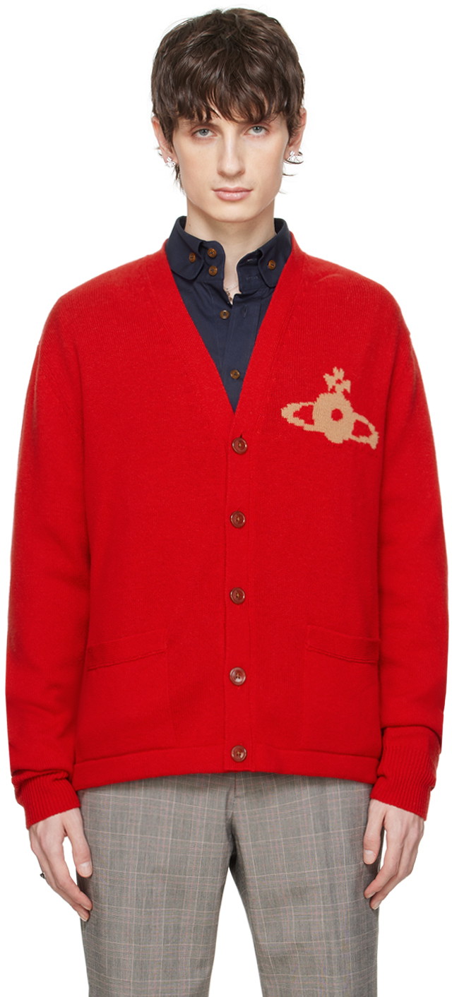 Pulóver Vivienne Westwood Alex Cardigan 
Piros | 27010014-Y0018-