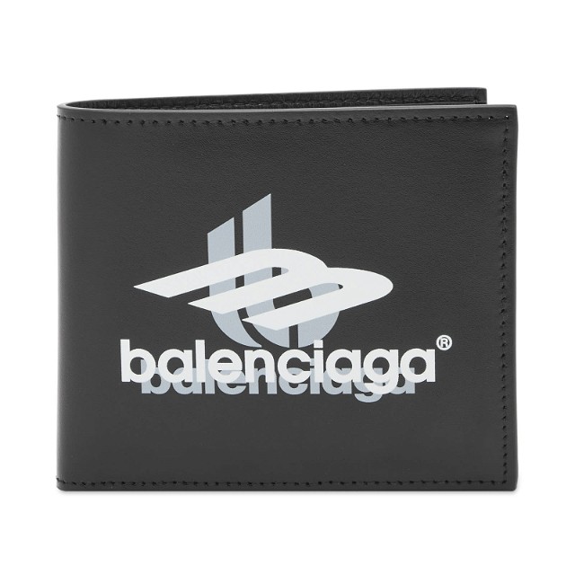 Pénztárca Balenciaga Sport Logo Wallet Fekete | 594549-2AAPK-1090