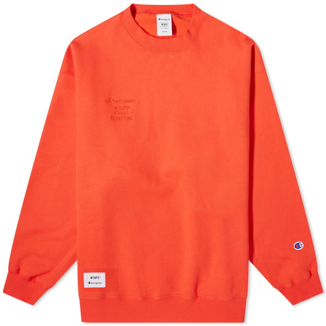 Pulóver Champion x WTAPS Crew Sweat Orange 
Narancssárga | C8-Z018-840