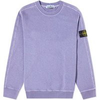 Pulóver Stone Island Garment Dyed Malfile Crewneck Orgona | 801566060-V0147, 1