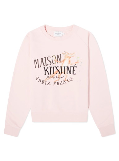 Sweatshirt MAISON KITSUNÉ Palais Royal Adjusted Sweatshirt Rózsaszín | JW00363KM0001