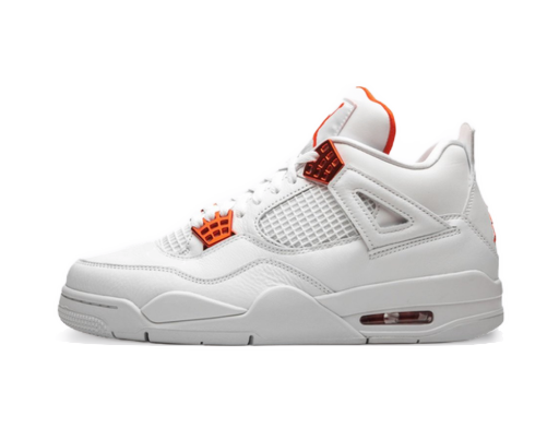 Sneakerek és cipők Jordan Air Jordan 4 Retro "Orange Metallic" Fehér | CT8527-118