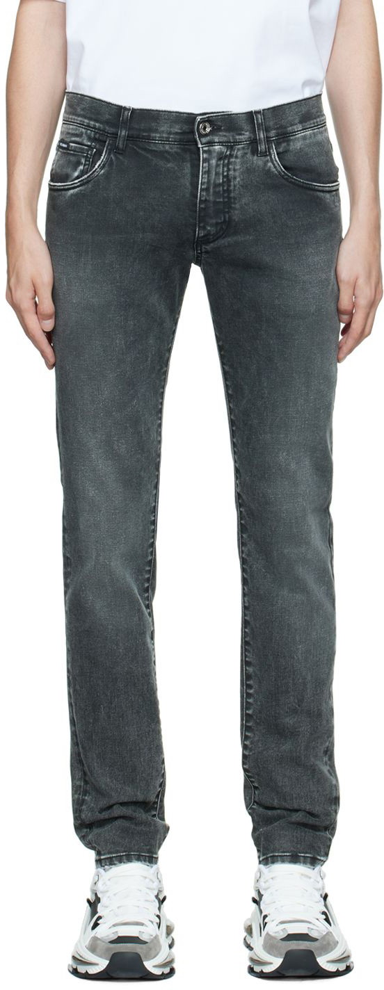 Farmer Dolce & Gabbana Gray Skinny Jeans Szürke | GY07LDG8CO7