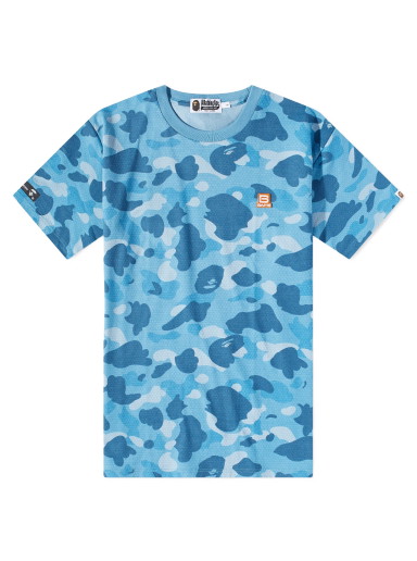 Póló BAPE Honeycomb Camo T-Shirt Blue Kék | 001CSJ301010M-BLU