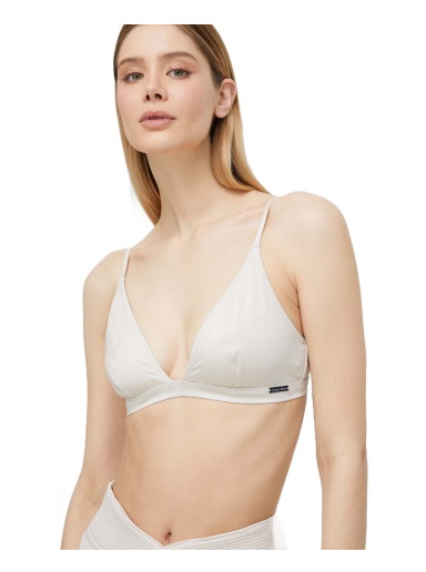 Fürdőruha CALVIN KLEIN Bikini Top Fehér | KW0KW02143.PPYX