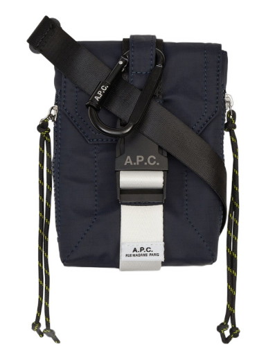 Válltáskák A.P.C. Treck Crossbody Pouch Fekete | PAAFH-H61733 IAK