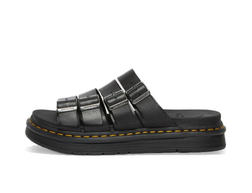 Sneakerek és cipők Dr. Martens Tate Leather Slide Sandals Fekete | DM27398001