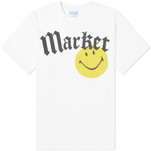 Póló MARKET Smiley Gothic T-Shirt Fehér | 399001639-WHT