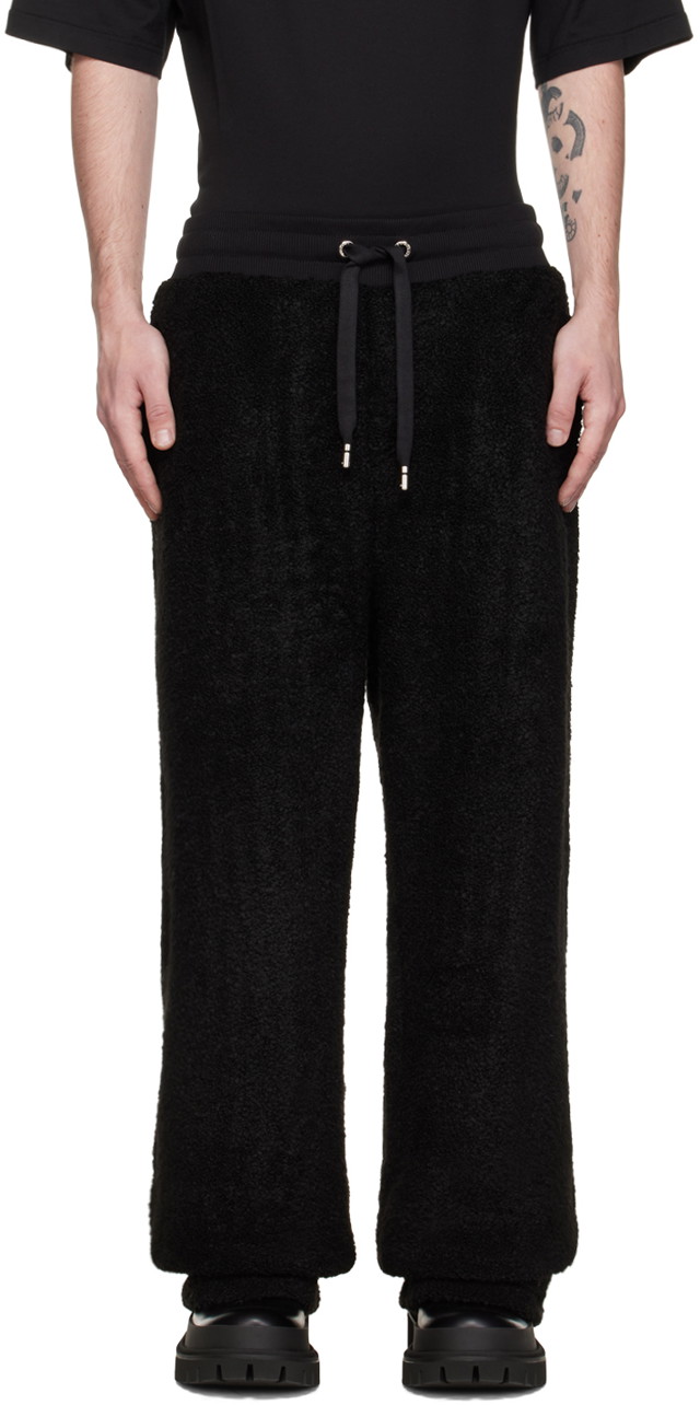 Sweatpants Dolce & Gabbana Black Drawstring Lounge Pants Fekete | GVNNATHU7MT