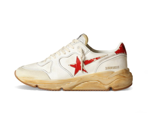 Sneakerek és cipők Golden Goose Running Sole White Red Fehér | GMF00126.F003460.10575