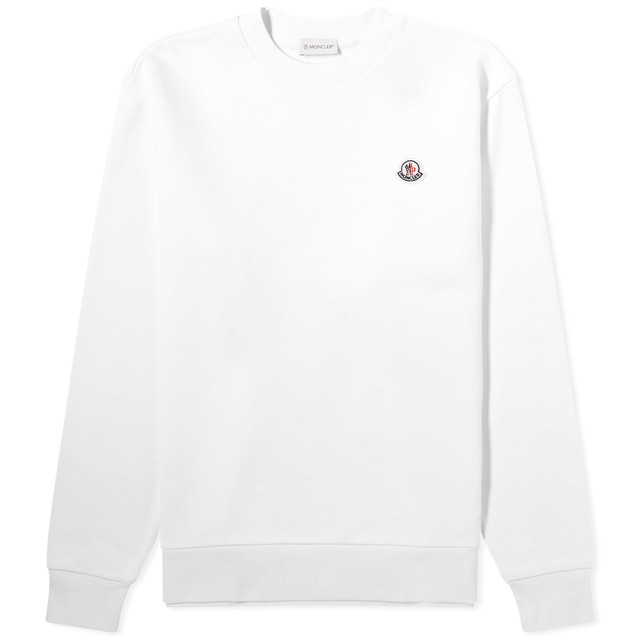 Pulóver Moncler Logo Sweatshirt Fehér | 8G000-72-809KR-034