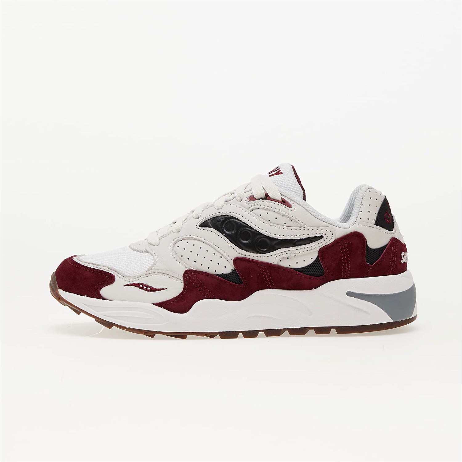Sneakerek és cipők Saucony Grid Shadow 2 Cream/ Red Burgundia | S70773-2, 0