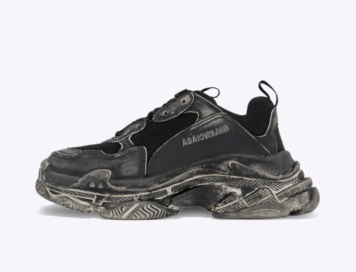 Sneakerek és cipők Balenciaga Black Faded Triple S Fekete | 536737-W3CN3-1000