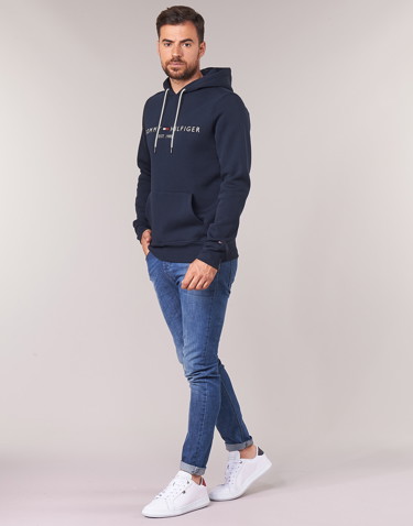 Sweatshirt Tommy Hilfiger TOMMY LOGO HOODIE Sötétkék | MW0MW10752-403-NOOS, 2