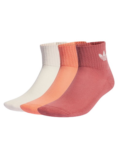 Zoknik és harisnyanadrágok adidas Originals Mid Cut Socks 
Narancssárga | IW9270