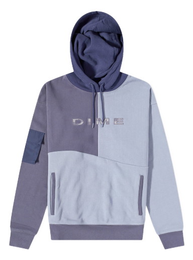 Sweatshirt Dime 3-Tone Split Hoody Purple Orgona | DIMESU233PUR