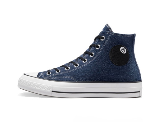 Sneakerek és cipők Converse Stüssy 8-Ball x Chuck 70 High "Sargasso Sea" Sötétkék | A03711C