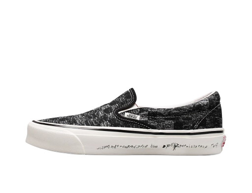 Sneakerek és cipők Vans Classic Slip-On LX Jim Goldberg TV Static Fekete | VN0A45JK00T