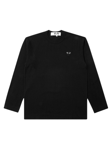 Póló Comme des Garçons PLAY Black Emblem T-Shirt Fekete | AZ T120 051 1