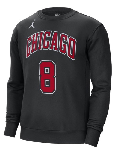 Sweatshirt Jordan Chicago Bulls Courtside Statement Edition Jordan NBA Fleece Sweatshirt Fekete | DN9819-010