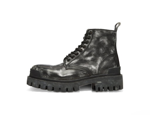 Sneakerek és cipők Balenciaga Strike Ankle Boots "Black Leather" Fekete | 589338WBEF19010