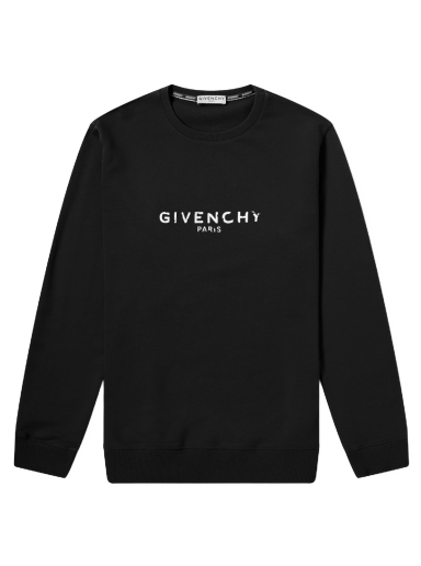 Sweatshirt Givenchy Paris Logo Sweat Fekete | BM700U30AF-001