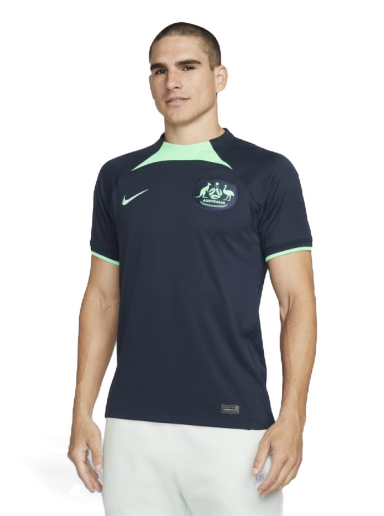 Sportmezek Nike Australia 2022/23 Stadium Away Men's Dri-FIT Football Shirt Sötétkék | DN0676-451