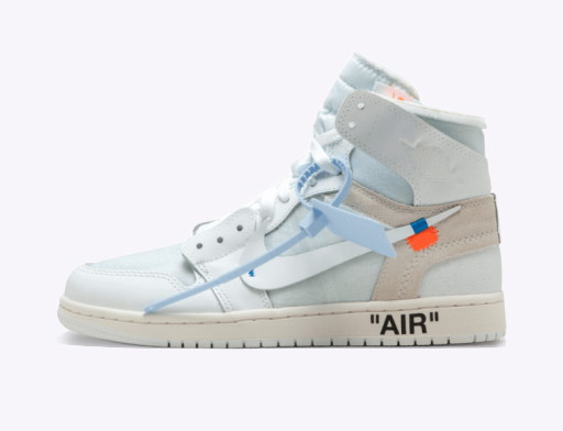 Sneakerek és cipők Jordan Off-White x Air Jordan 1 Retro High ''White'' 2018 OG BG Fehér | AQ8296-100