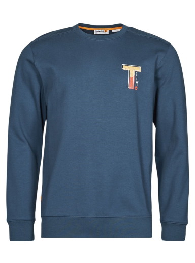 Sweatshirt Timberland LEFT CHEST GRAPHIC INTERLOCK SWEATSHIRT Sötétkék | TB0A26XS-288