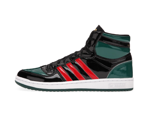 Sneakerek és cipők adidas Originals Top Ten Black Green Red Patent Fekete | FX7874
