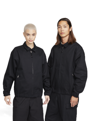 Dzsekik Nike SB Woven Twill Premium Skate Jacket Fekete | FQ0406-010