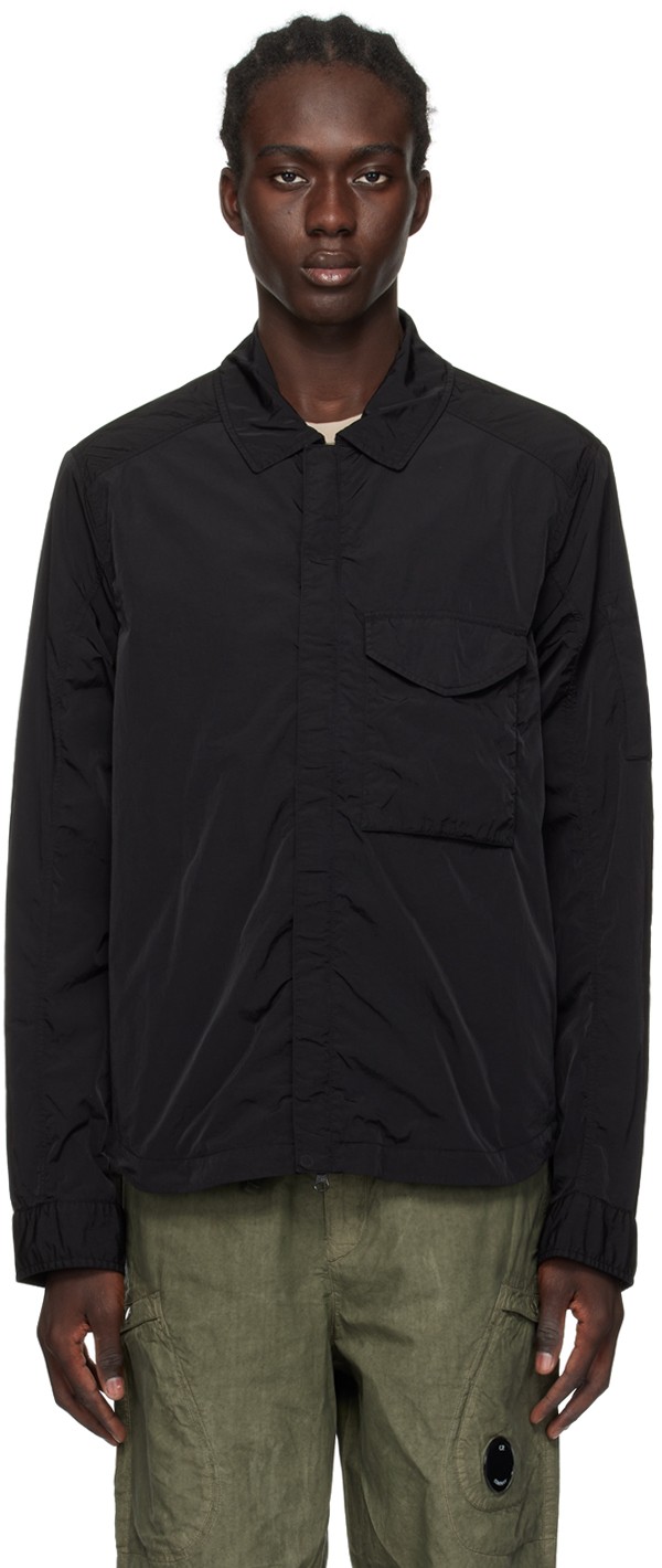 Dzsekik C.P. Company Zip Jacket Fekete | 15CMOS041A-005904G, 0