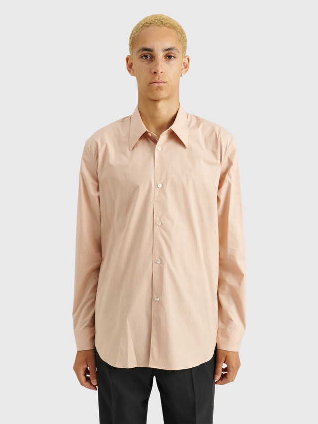 Ing Acne Studios Button Up LS Shirt Blush Beige Bézs | BB0512-AHT